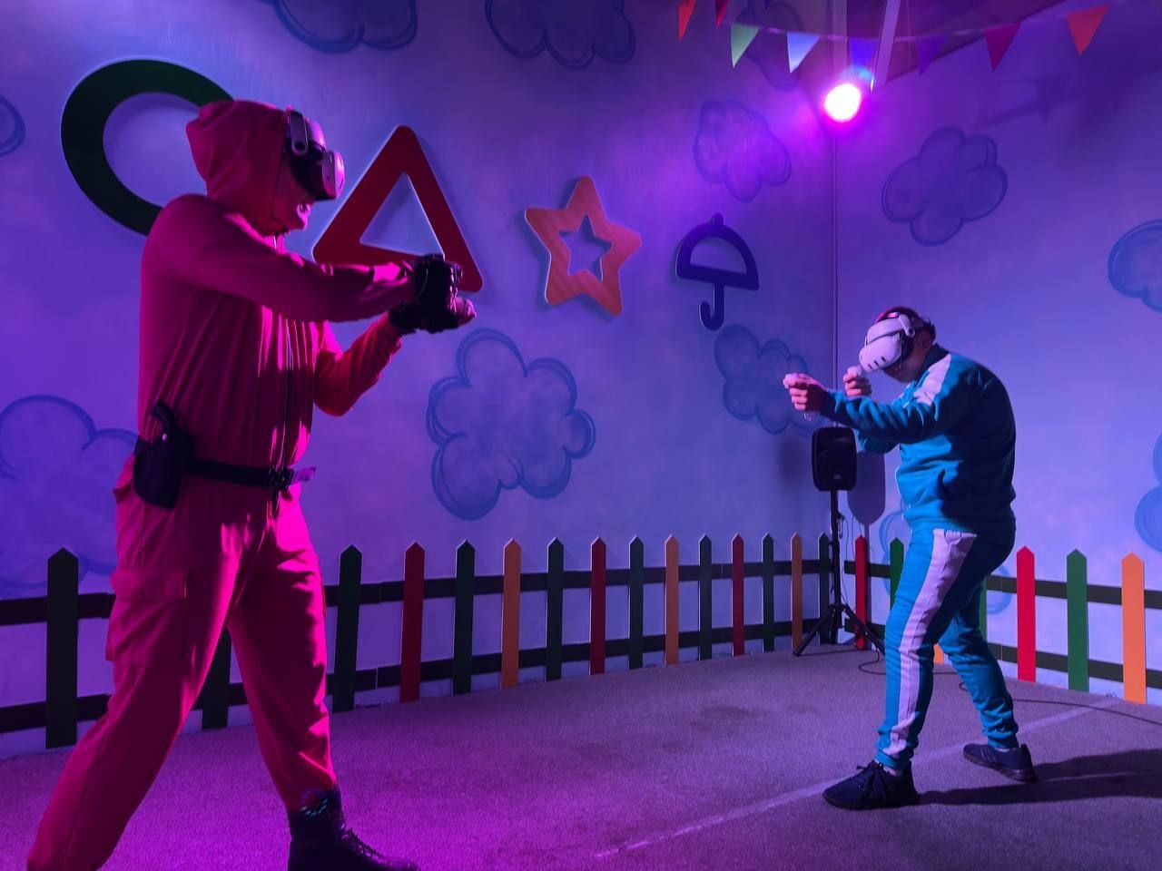 VR Игра в кальмара