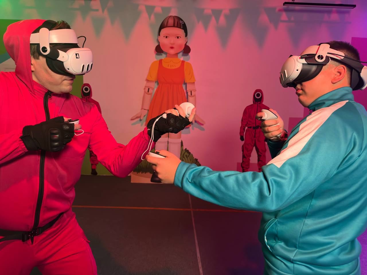 VR Игра в кальмара